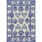 Homeroots 39 x 63 in. Sand or Blue Polypropylene Rug 374708 - alternate 2